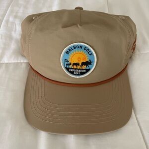 Malbon Golf Tan Exploration Cap